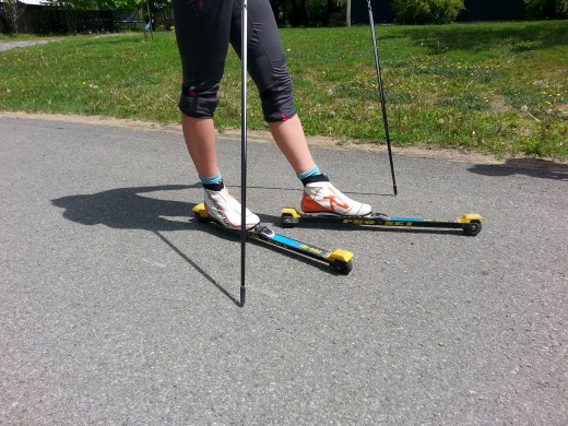 Dasha est bien chaussée...