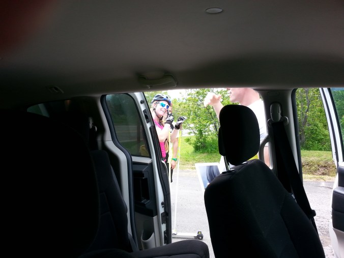 Priceless smile. Cendrine is happy!