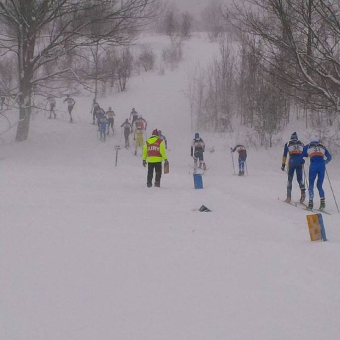 Tough wind conditions in Duntroon (photo: Frances Norlen)
